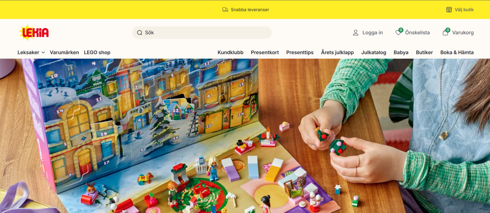 Lekia lanserar ny e-handel inför Black Week